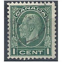 Canada 1932 SG319 1c Green Fine.Used.