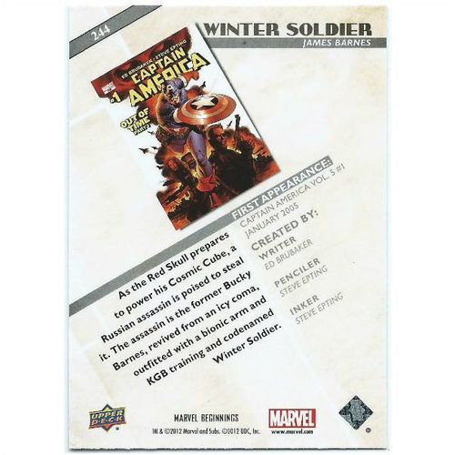 2012 Marvel Beginnings 2 - #244 - Winter Soldier