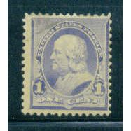 219 1c Benjamin Franklin Barely Clears MDG M01866