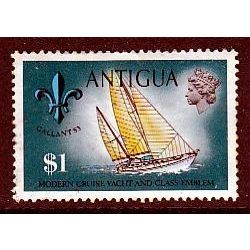 ANTIGUA, 1970 $1 QEII, SG283 (Scott #255), used