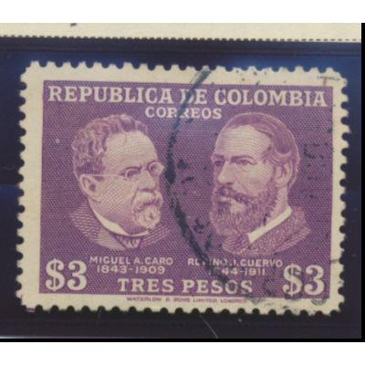 Colombia Stamp Scott #556, Used