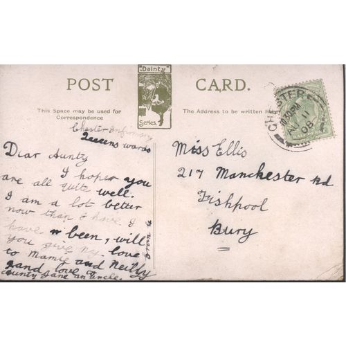 Antique PC - Colwyn Bay, N. Wales 1908 - Station Road, Colwyn Bay, North Wales