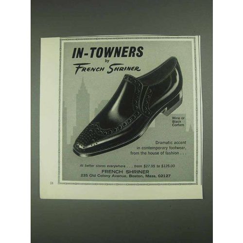 1967 French Shriner In-Towners Shoes Ad
