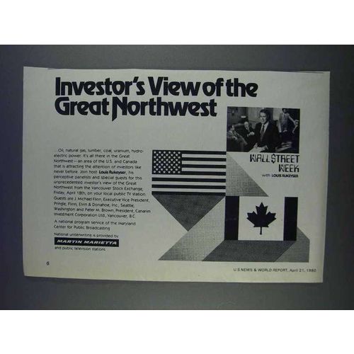 1980 Martin Marietta Ad - Wall Street Week