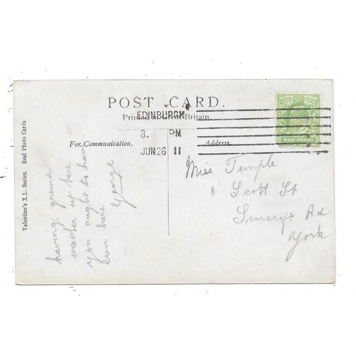 R.P.POSTCARD ROB ROYS PRISON LOCH LOMOND STIRLINGSHIRE SCOTLAND 1911 (2890)