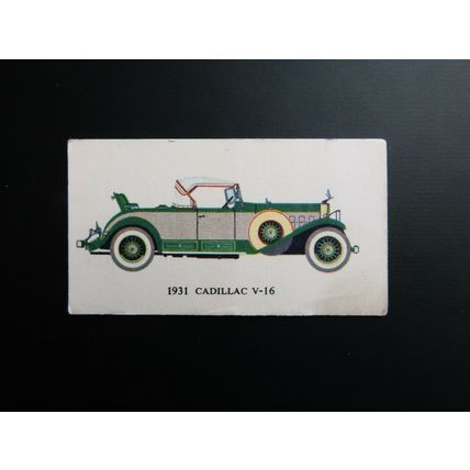Mobil Oil 1966 Vintage Cars Cards Card Variants (e33)