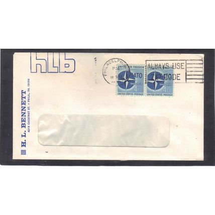 Cover 1127 4c NATO Pair CV02735
