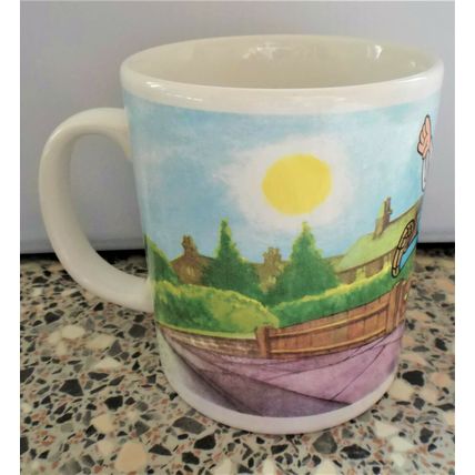 Staffordshire Tableware Tetley Tea Folk Sidney 1990s Ceramic Mug