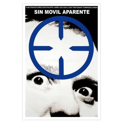 Decor Wall Design movie Poster for"Sin movil"FRENCH Noir Art film.Crosshair