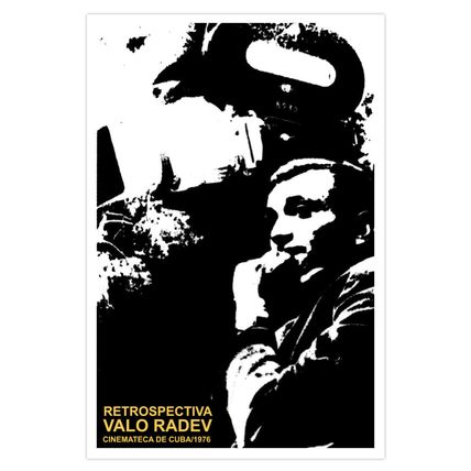 Cuban decor Wall Design movie Poster"Retrospective VALO Radev 1976 film