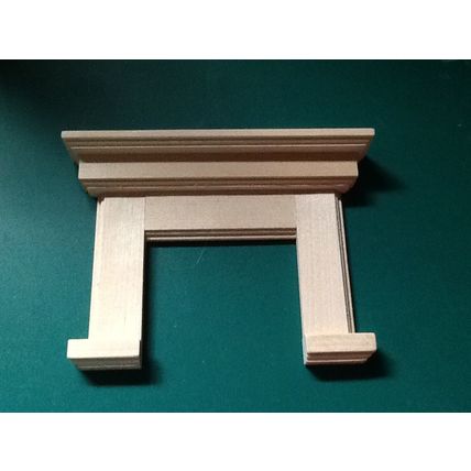 Fire Surround Barewood 1:12th scale miniature