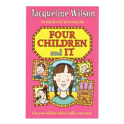 Jacqueline Wilson Four Children And & It Book Postcard