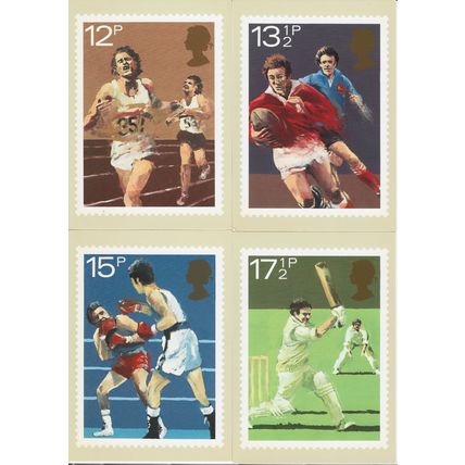 GB 1980 October PHQ M set of 4 Sports