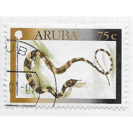 ARUBA WILD LIFE SNAKE REPTILE USED SANTANERO CDS