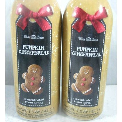 2 Bath & Body Works Home Room Spray Concentrated 1.5 oz Pumpkin Gingerbread