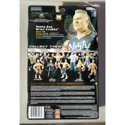 wwe wwf ljn classic superstars series 12 nasty boy brian knobbs figure