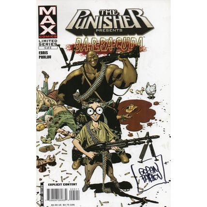 SIGNED - GORAN PARLOV - PUNISHER PRESENTS: BARRACUDA NO. 5