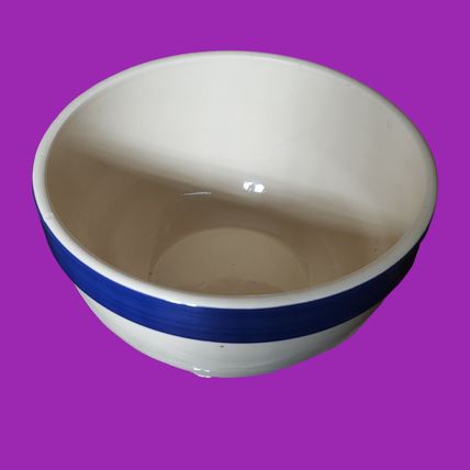 Vintage Cordon Bleu Pottery Mixing Bowl Large 9 3/4" x 5 3/4"