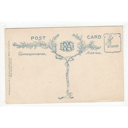 Evans Bakery Tea Garden Elham Postcard Kent