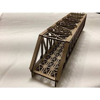 Single Track OO/OH Gauge Model Railway Box Girder Bridge 400mm Highly Detailed