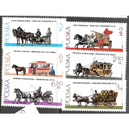 1980 Michel 2721/2726 - MNH (**)
