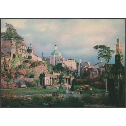 Village looking East, Portmeirion, Merionethshire, c.1970 - Bruno de Hamel PC