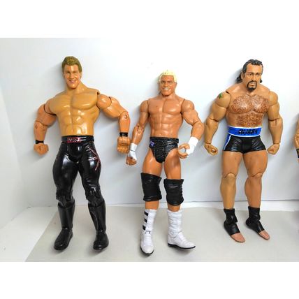 Lot of 5 WWE Wrestlers/Action Figures. Jerico, Cena, Ryder, Dolph, Rusev