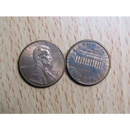 1995 USA 1 Cent Lincoln Memorial Coin