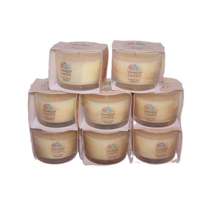 Yankee Candle Christmas Cookie Mini Scented Candle 1.3 oz Lot of 8