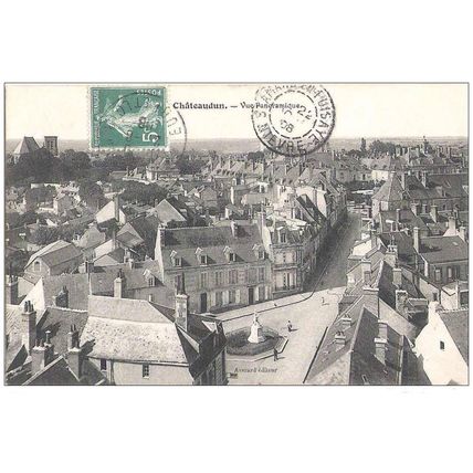 28 - Châteaudun - vue panoramique