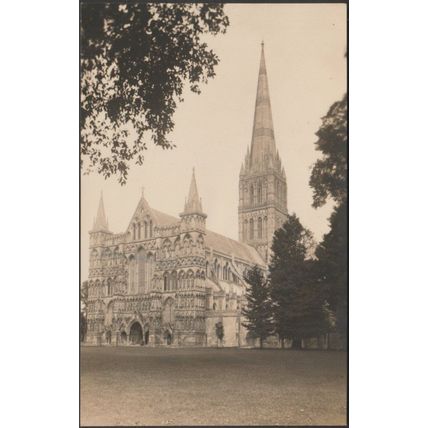Salisbury Cathedral, Wiltshire, c.1930 - RP Postcard