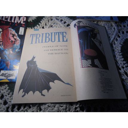 Full Set of AUTOGRAPHED BATMAN COMICS! Detective Comics 598-600!! $75.00 Shipped
