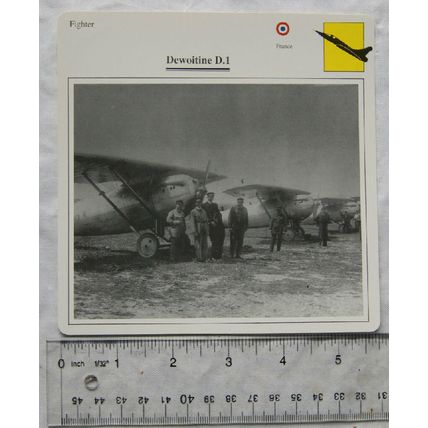 Dewoitine D.1 - France - Fighter - Collectors Club Card