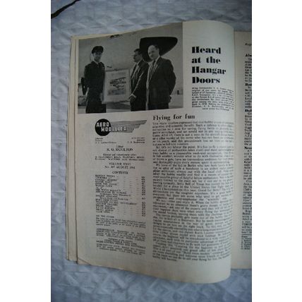 1961 Aeromodeller Magazine - August
