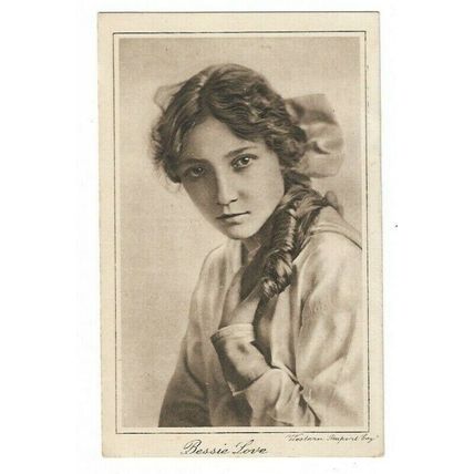 BESIE LOVE, ACTRESS, POSTCARD.