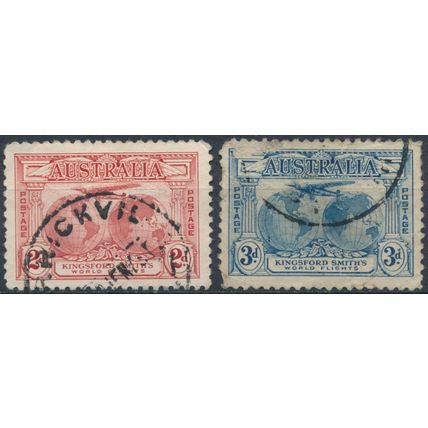 Kingsford Smith's Flights:2d & 3d - Australia 1931 - FH - SG 121/2