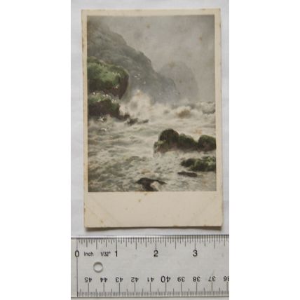 vintage postcard Rough Sea