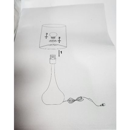 Metal Table Lamp Beside Lamp Nightstand Lamp Bedroom Living Room with Lamp Shade