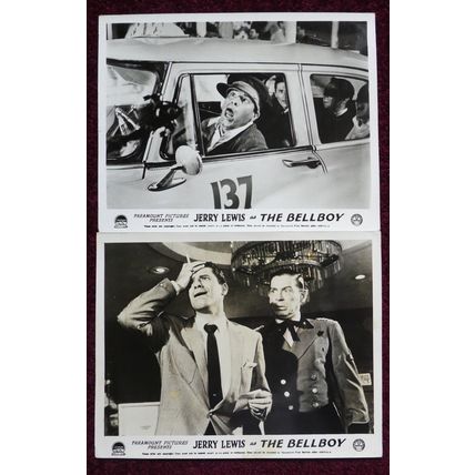 BELLBOY, The (1960) 2 UK FOH / Lobby cards **Jerry Lewis****