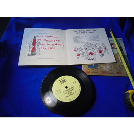 STRAWBERRY SHORTCAKE & The ARISTOCATS! Book & Record Sets $20.00 shipped!!