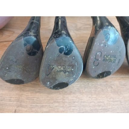 Vintage Wilson 1200 Woods Set Driver 3,4,5 Woods Golf Clubs