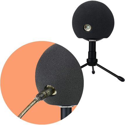 Blue Snowball Pop Filter Windscreen - Professional Snowball Ice Mic Foam Wind