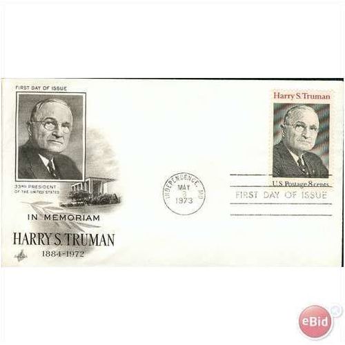 USA FDC 1973 - SG 1500 - In Memoriam - Harry S. Truman