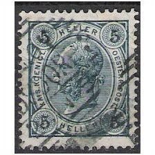 Mi 87 III B: 5 h. green Definitive, 2.25 mm. varnish bars, perf. 13 x 13.5.
