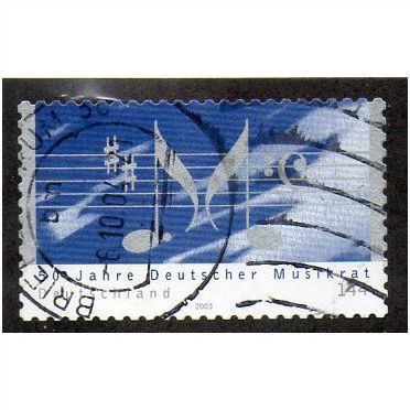 GER 2003 144c(S/A) 'DEUTSCHER MUSIKRAT' FINE USED (EBID 12-929)