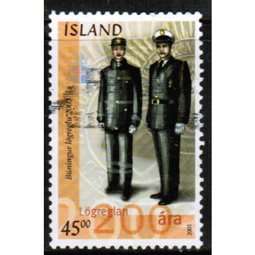 2003 Iceland Sc# 984 used - Police 45.00kr