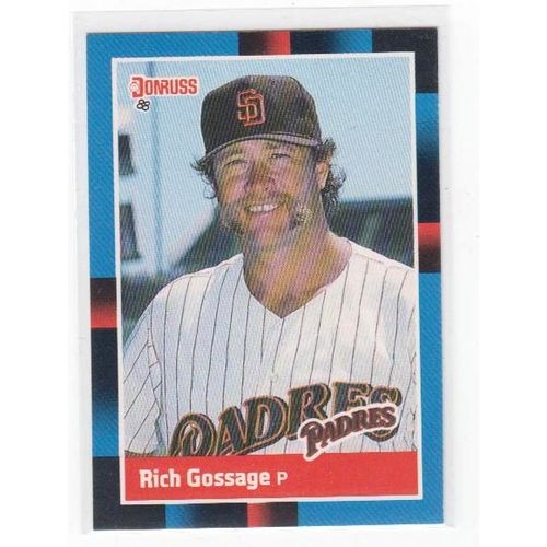 1988 Donruss Rich Goose Gossage baseball card #434 -NM- Padres