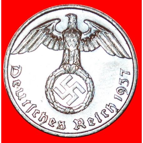 SWASTIKA: GERMANY ★ 1 PFENNIG 1937F! LOW START ★ NO RESERVE!