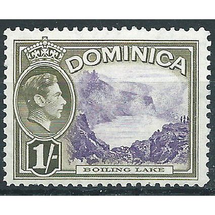 Dominica 1938 SG106 1/- Violet & Olive-Green Unmounted Mint....