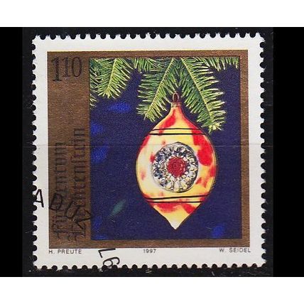 LIECHTENSTEIN [1997] MiNr 1161 ( O/used ) Weihnachten